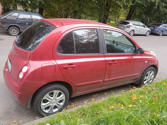 2007 Nissan Micra III (K12), красный, 575000 рублей - вид 6