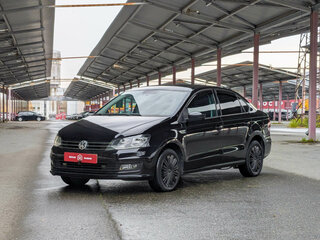 2019 Volkswagen Polo V Рестайлинг, чёрный, 1324900 рублей, вид 4