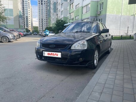 2008 Lada (ВАЗ) Priora I, синий, 120000 рублей, вид 1
