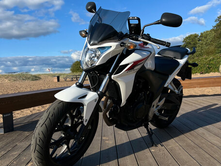 2013 Honda CB 400F, белый, 470000 рублей, вид 2
