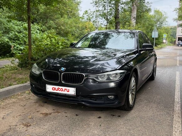 2015 BMW 3 серии 318i VI (F3x) Рестайлинг, чёрный