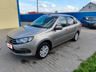 2021 Lada (ВАЗ) Granta I Рестайлинг, серый, 610000 рублей, вид 1