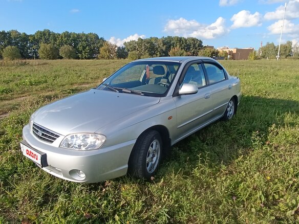 2008 Kia Spectra I Рестайлинг 2, серебристый, 385000 рублей