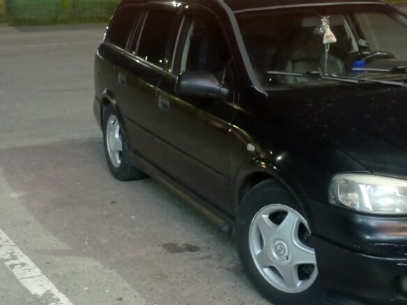 1999 Opel Astra G, чёрный - вид 6