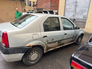 2006 Renault Logan I, серый, 100000 рублей, вид 2