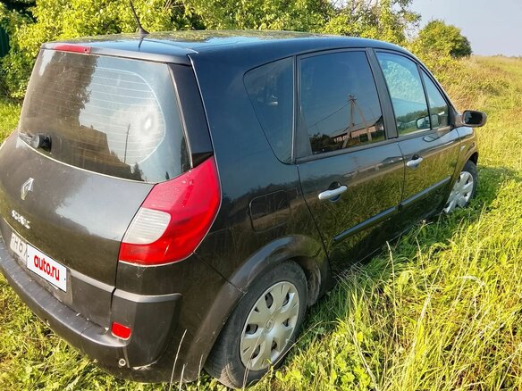 2008 Renault Scenic Grand II Рестайлинг, чёрный - вид 2