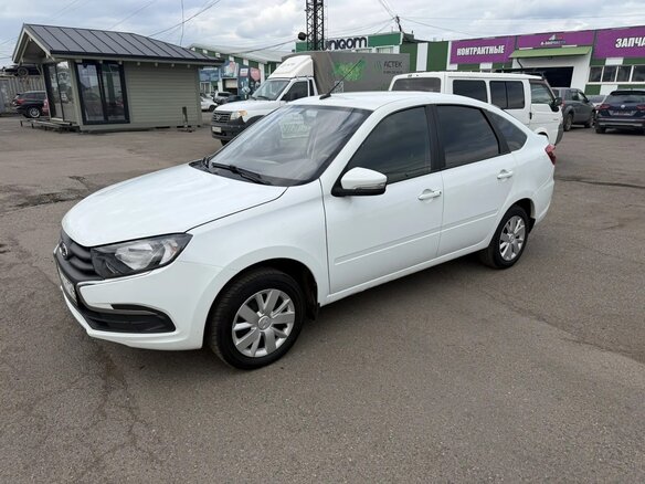 2023 Lada (ВАЗ) Granta I Рестайлинг, белый, 650000 рублей - вид 4