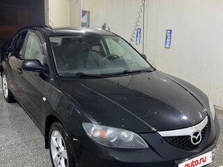 2006 Mazda 3 I (BK) Рестайлинг, чёрный, 320000 рублей, вид 2