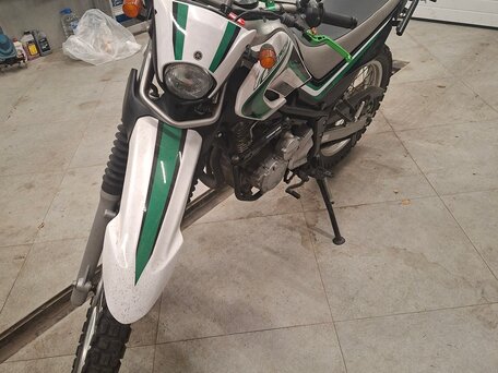 2009 Yamaha XT250 Serow, зелёный, 420000 рублей, вид 2