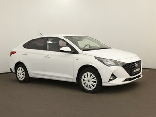 2021 Hyundai Solaris II Рестайлинг, белый, 1366000 рублей, вид 2