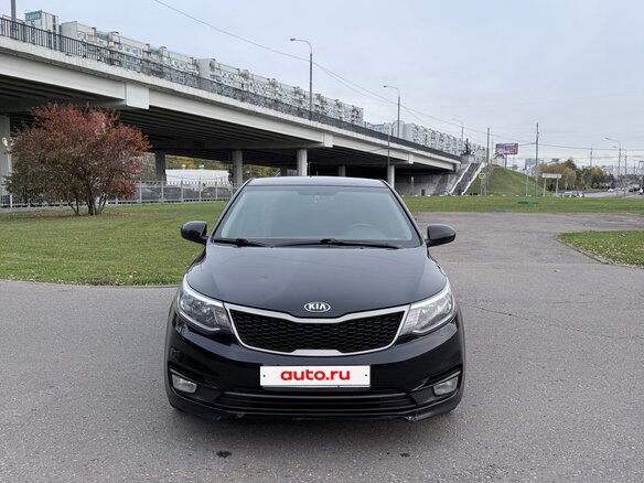 2016 Kia Rio III Рестайлинг, чёрный
