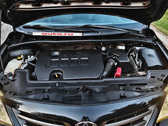 2012 Toyota Corolla X (E140, E150) Рестайлинг, чёрный, 1450000 рублей - вид 9