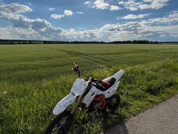 2024 Kayo Basic K125, белый, 35000 рублей