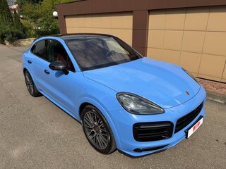 2021 Porsche Cayenne Coupé III, голубой, 8000000 рублей, вид 4