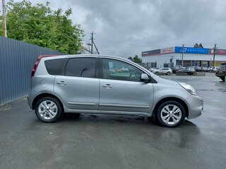 2012 Nissan Note I Рестайлинг, серебристый, 829000 рублей, вид 4