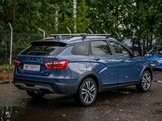 2019 Lada (ВАЗ) Vesta SW I, синий, 870000 рублей, вид 2