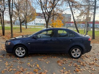 2008 Mitsubishi Lancer X, синий, 580000 рублей, вид 4