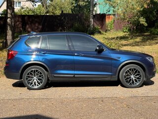 2017 BMW X3 20d xDrive II (F25) Рестайлинг, синий, 2650000 рублей, вид 4