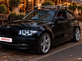 2007 BMW 1 серии 120i I (E81/E82/E87/E88) Рестайлинг, чёрный, 1150000 рублей, вид 2