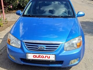 2007 Kia Cerato I Рестайлинг, синий, 370000 рублей, вид 1
