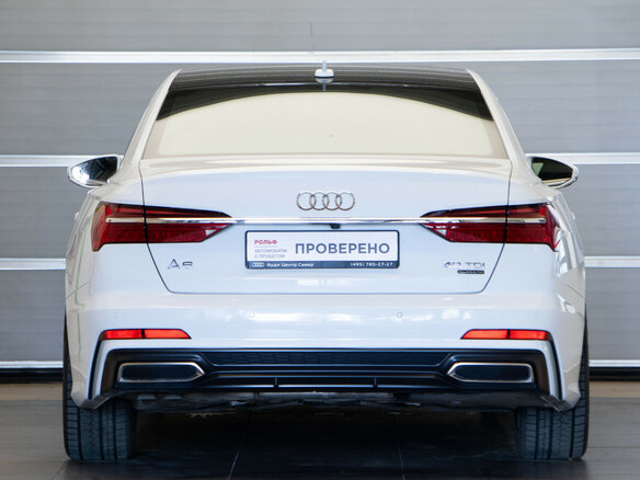 2020 Audi A6 40 TDI V (C8), белый - вид 4