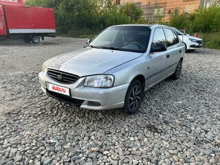 2003 Hyundai Accent ТагАЗ II, серебристый, 200000 рублей, вид 3