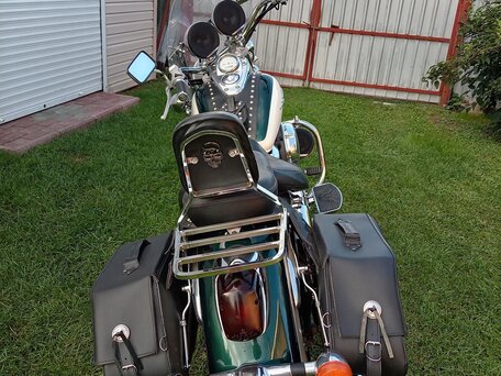 1997 Honda Shadow 400, зелёный, 415000 рублей, вид 2