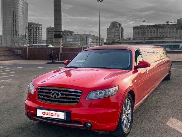 2007 Infiniti FX35 I (S50) Рестайлинг, красный, 4500000 рублей