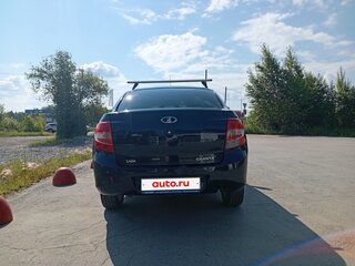 2014 Lada (ВАЗ) Granta I, чёрный, 450000 рублей, вид 5