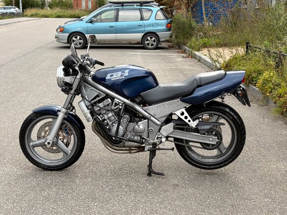 1990 Honda CB-1, синий - вид 6