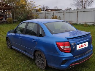 2021 Lada (ВАЗ) Granta Drive Active I Рестайлинг, синий, 790700 рублей, вид 4