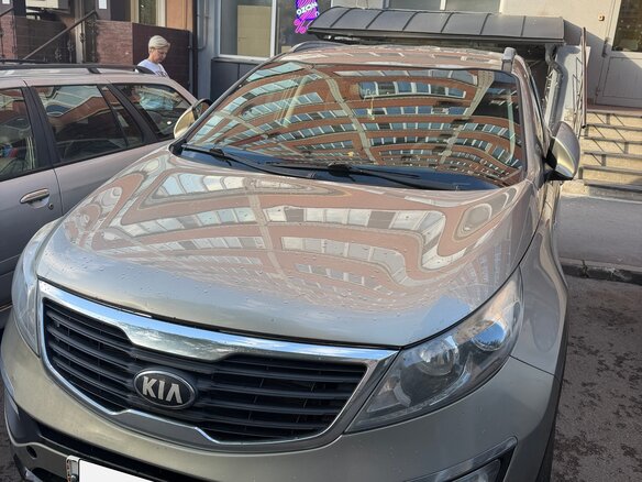 2013 Kia Sportage III, бежевый, 1150000 рублей - вид 1