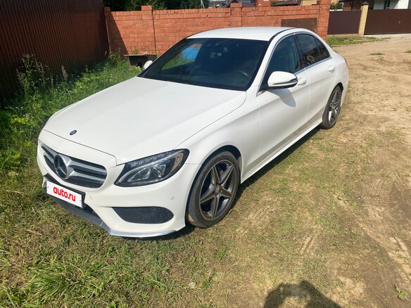 2015 Mercedes-Benz C-Класс 180 IV (W205), белый, 1730000 рублей