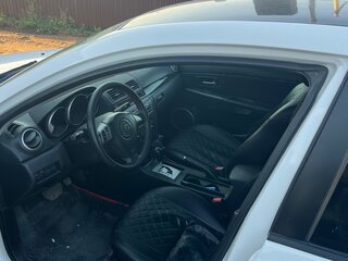 2007 Mazda 3 I (BK) Рестайлинг, чёрный, 350000 рублей, вид 4
