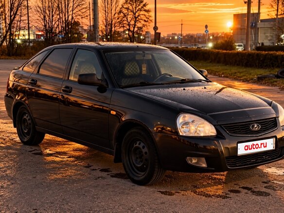 2010 Lada (ВАЗ) Priora I, чёрный, 210000 рублей - вид 2