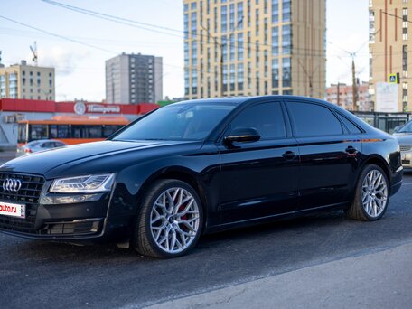 2015 Audi A8 Long III (D4) Рестайлинг, чёрный, 2299000 рублей, вид 3
