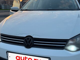 2014 Volkswagen Polo V, белый, 440000 рублей, вид 4