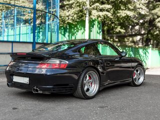 2002 Porsche 911 Turbo V (996) Рестайлинг, синий, 8500000 рублей, вид 5