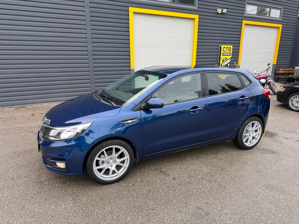 2016 Kia Rio III Рестайлинг, синий, 890000 рублей - вид 13