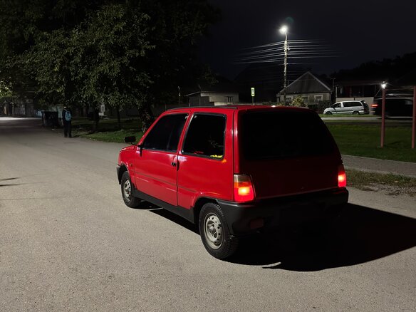 1997 Lada (ВАЗ) 1111 Ока СеАЗ, красный, 100000 рублей - вид 4