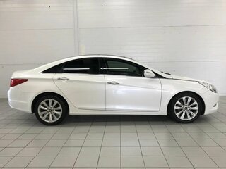 2011 Hyundai Sonata VI (YF), белый, 1405000 рублей, вид 4