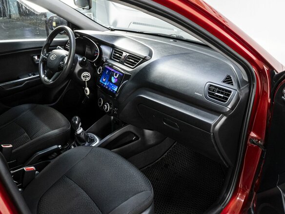 2011 Kia Rio III, красный, 585000 рублей - вид 12