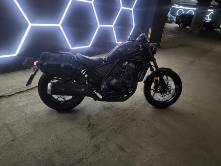2022 Honda CMX 1100 Rebel, чёрный, 850000 рублей, вид 1