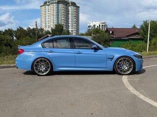2017 BMW M3 V (F80), голубой, 6550000 рублей, вид 4