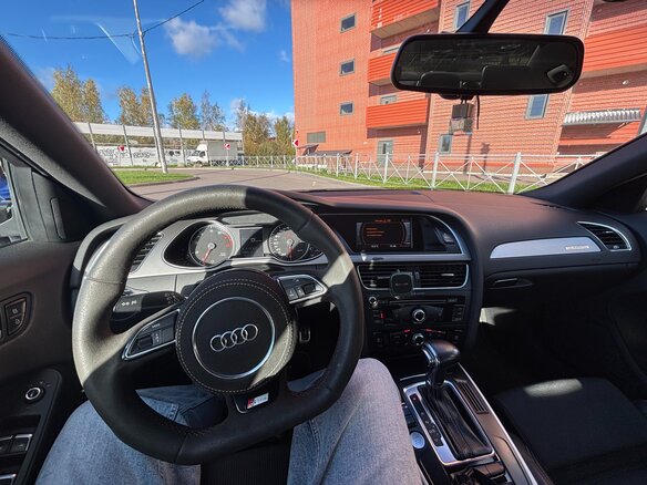 2012 Audi A4 IV (B8) Рестайлинг, серый, 1520000 рублей - вид 19
