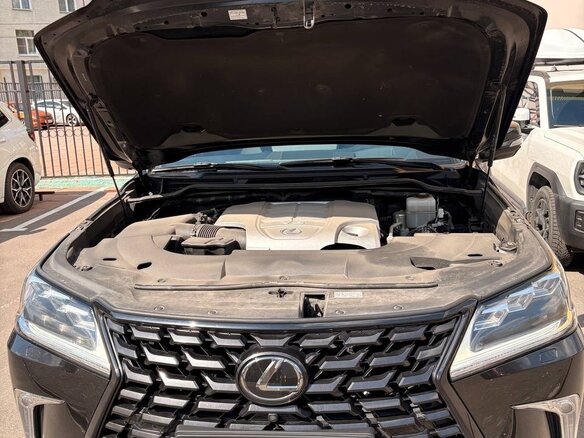 2021 Lexus LX 570 III Рестайлинг 2, чёрный - вид 12