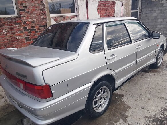 2007 Lada (ВАЗ) 2115, серебристый, 240000 рублей - вид 6