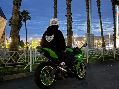 2007 Kawasaki ZX-10R Ninja, зелёный, 699000 рублей, вид 5