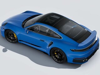 2026 Porsche 911 Turbo S VIII (992) Рестайлинг, синий, 44200000 рублей, вид 4