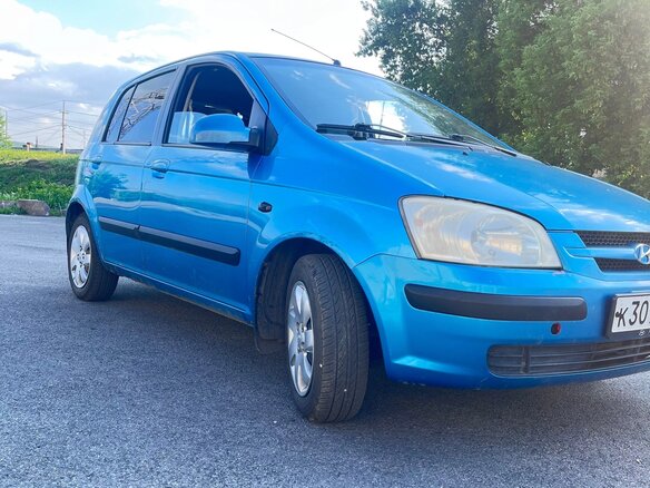 2004 Hyundai Getz I, голубой - вид 1